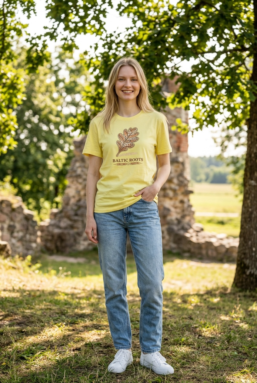 BALTIC ROOTS Yellow T-Shirt