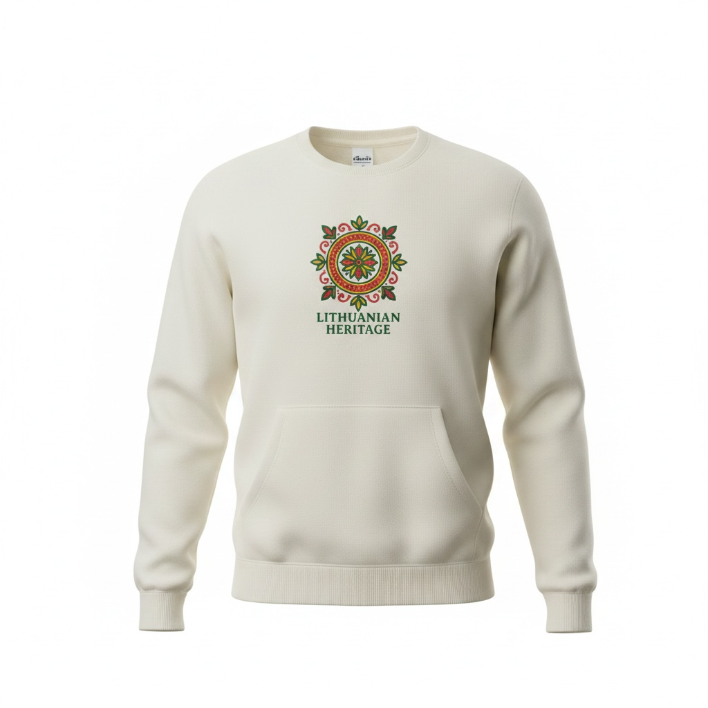 LITHUANIAN HERITAGE Fleece Crewneck Sweatshirt