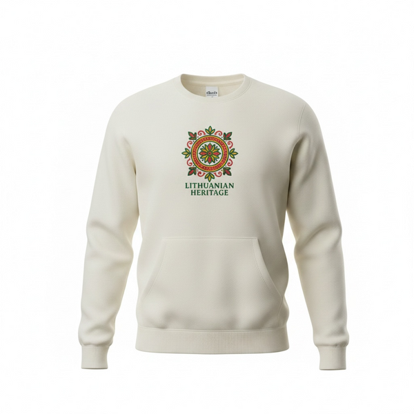 LITHUANIAN HERITAGE Fleece Crewneck Sweatshirt