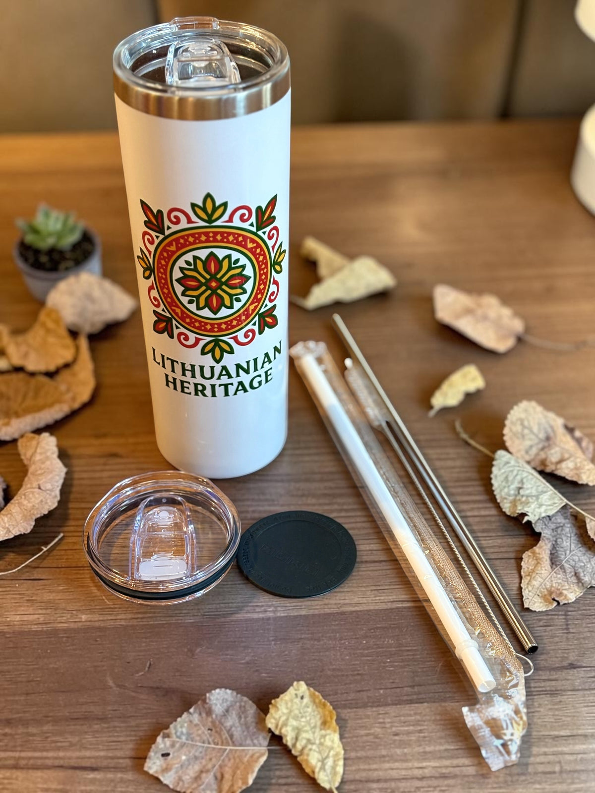 LITHUANIAN HERITAGE skinny Tumbler