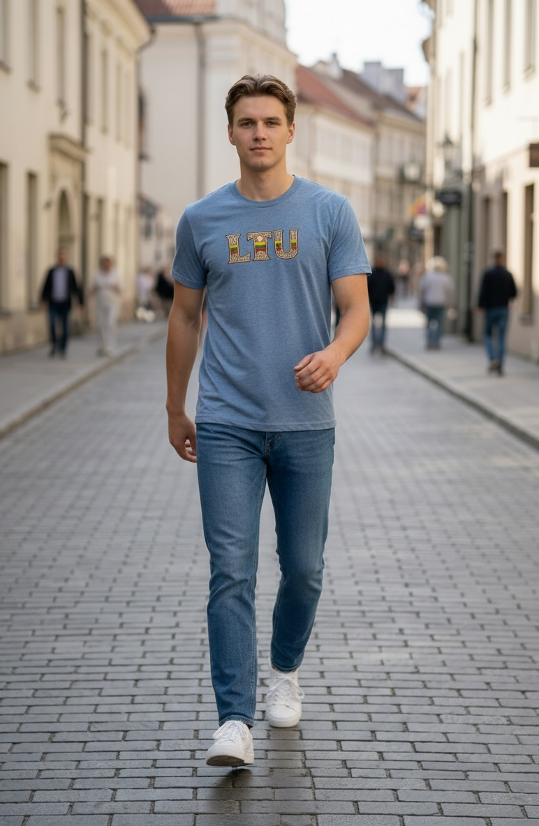 LTU Heather Indigo T-Shirt