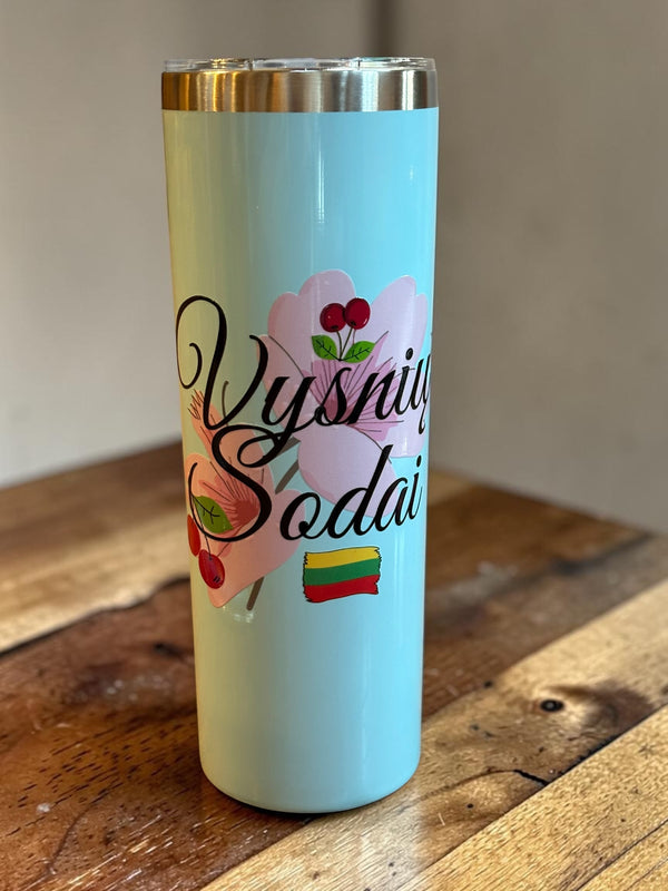 VYŠNIŲ SODAI skinny Tumbler