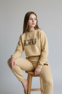 LTU Girls Fleece Sweatshirt and Jog Pants Set