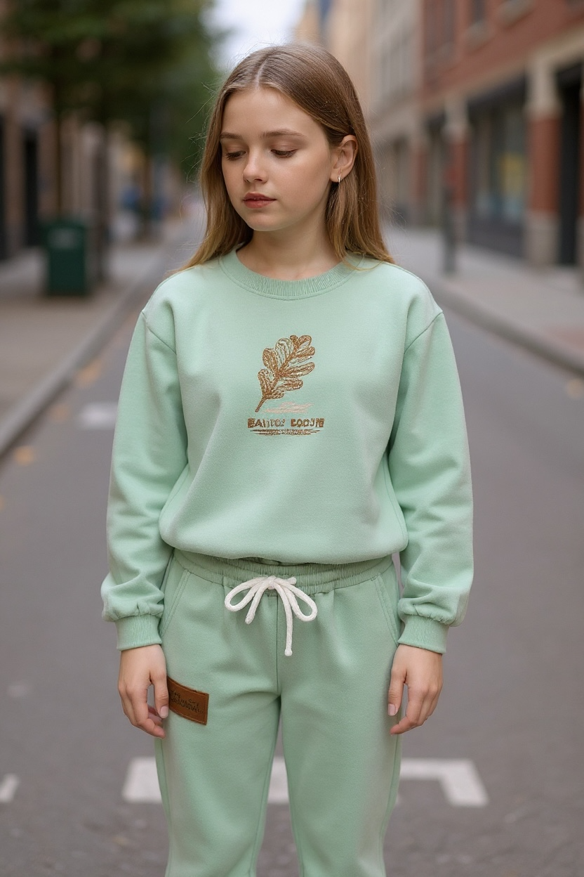 BALTIC Girls Fleece Sweatshirt and Jog Pants Set