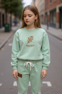 BALTIC Girls Fleece Sweatshirt and Jog Pants Set