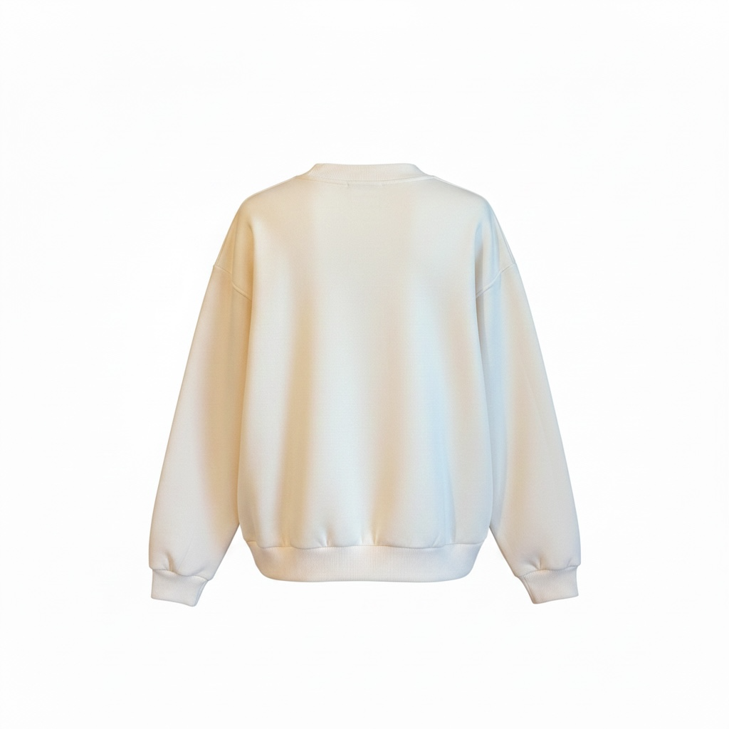 BALTIC SOUL Oversized Fleece V-Neck Sweatshirt