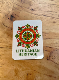 LITHUANIAN HERITAGE magnet