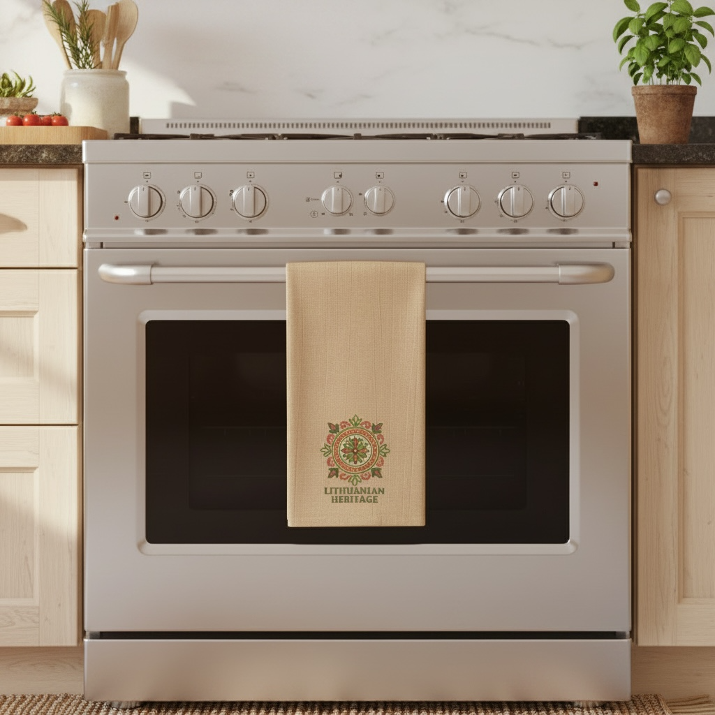 LITHUANIAN HERITAGE Flour Sack Kitchen Towel